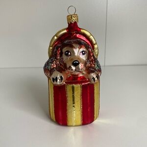 ❤️💛King Charles Spaniel Puppy Ornament💛❤️ Lady And The Tramp gift box pets dog
